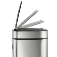 Cestino no touch con sensore 30,5 x 30,5 x 69 cm 35 lt argento metallizzato - 26229 - 5
