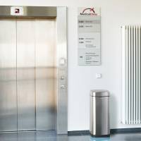 Cestino no touch con sensore 30,5 x 30,5 x 69 cm 35 lt argento metallizzato - 26229 - 7