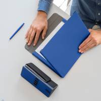 Portablocco Meet con alette magnetiche 31 x 25 x 1,4 cm blu - 21962 - 2