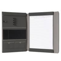 Portablocco Meet con alette magnetiche 31 x 25 x 1,4 cm antracite - 22176 - 1