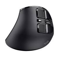 Mouse wireless ergonomico Voxx ricaricabile nero - 28752 - 1