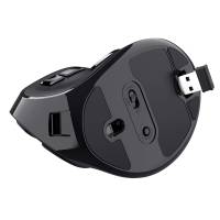 Mouse wireless ergonomico Voxx ricaricabile nero - 28752 - 6