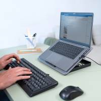 Supporto raffreddante per laptop Exto grigio - 28745 - 3