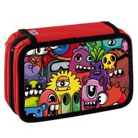 Astuccio 3 Zip Fantasy 13 x 20 x 7,5 cm colori assortiti - 21780 - 4