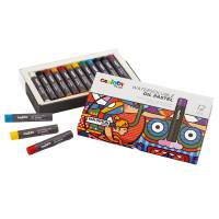 Pastello a olio lunghezza 60 mm colori assortiti Plus - 22839 - 1