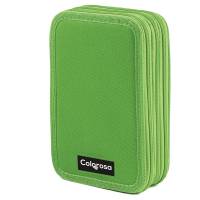 Astuccio Colors 3 zip 13 x 20 x 7,5 cm tessuto colori assortiti - 21774 - 2