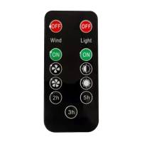 Ventilatore portatile da campeggio con luce LED diametro 10 cm - 29563 - 1