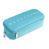 Astuccio 2 zip Monocromo 21 x 5 x 9 cm silicone poliestere colori assortiti - 27569 - 4