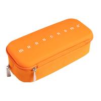 Astuccio 2 zip Monocromo 21 x 5 x 9 cm silicone poliestere colori assortiti - 27569 - 5