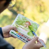 Acquerelli On the Go con pennello e tavolozza - 26491 - 2