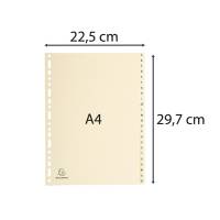 Separatori 24 tasti A Z cartoncino A4 avorio - 24799 - 1