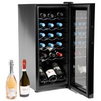 Cantinetta Vermentino 18C per 18 bottiglie 34,5 x 45 x 77 cm nero - 28215 - 2