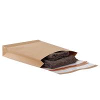 Sacchetti a fondo quadro E Green C3,35 x 45 x 12,10 cm carta kraft avana - 27552 - 2