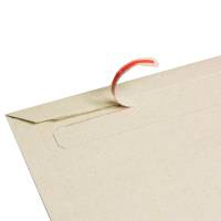 Busta Cart Grass A4,34,3 x 24 x 2,5 cm cartoncino teso grigio - 27565 - 2