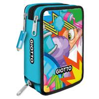 Astuccio 3 zip Young Street collection 19,5 x 7,5 x 12,9 cm PL fantasie assortite - 25181 - 2