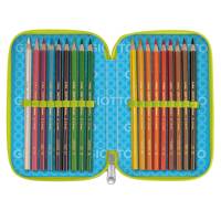 Astuccio 3 zip Young Street collection 19,5 x 7,5 x 12,9 cm PL fantasie assortite - 25181 - 6