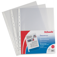 Buste forate CopySafe - DeLuxe - liscio - 22 x 30 cm - trasparente - conf. 50 pezzi - Esselte 395097500