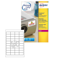 Etichetta in poliestere L6140 - permanente - Extra Strong - 45,7 x 25,4 mm - 40 etic. per foglio - bianco - conf. 20 fogli - Avery L6140-20 - 4004182059852 - DMwebShop