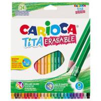 Pastelli Tita cancellabile - astuccio 24 pezzi - Carioca - 42938 - 8003511429386 - DMwebShop