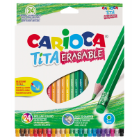 Pastelli Tita cancellabile - astuccio 24 pezzi - Carioca 42938