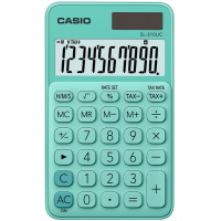 Calcolatrice tascabile - SL-310UC - 10 cifre - verde - Casio SL-310UC-GN-W-EC