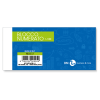 Blocco numerato 1-100 - colori assortiti - 13 x 6 cm - BM - 0102189 BM 12/10B - 8008234021893 - DMwebShop