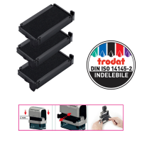 Tampone di ricambio 6/4911 - nero - conf. 3 pezzi - Trodat 1429