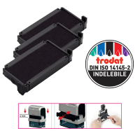 Tampone di ricambio 6/4910 - nero - conf. 3 pezzi - Trodat - 1426 - 9008056014263 - DMwebShop