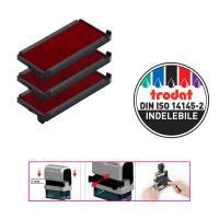 Tampone di ricambio 6/4915 - rosso - conf. 3 pezzi - Trodat - 1513 - 9008056015130 - DMwebShop