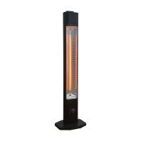 Stufa a torre Hot Tagon con timer 2000 W 31 x 24,5 x 114 cm nero - 4307