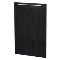 Coppia ante Prestige - melaminico - per mobile medio - 80 x 115,4 cm - spessore 18 mm - nero venato - Artexport - 91069M-8 - DMwebShop