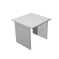 Scrivania Easy - lineare - 80 x 80 x 72 cm - grigio - Artexport - 001PAN_9 - DMwebShop