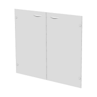 Coppia ante Easy - vetro satinato - per mobile basso - 80 x 67 cm - spessore 5 mm - Artexport - 70067/G VETRO - DMwebShop