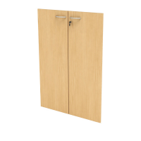 Coppia ante Easy - in melaminico - per mobile medio - 80 x 115 cm - spessore 18 mm - faggio - Artexport - 60069M 6-FAGGIO - DMwebShop