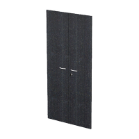 Coppia ante Easy - in melaminico - per mobile alto - 80 x 175 cm - spessore 18 mm - nero venato - Artexport - 60075M 8-NERO VENATO - DMwebShop
