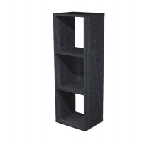 Libreria casellario Rainbow - 3 caselle - 35,9 x 29,2 x 103,9 cm - nero venato - Artexport - 3MaxC/8 - DMwebShop