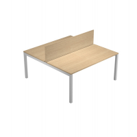 Pannello divisorio Agora' - per scrivania multiple - 160 x 32 cm - rovere - Artexport - PAN-160-BTA_C - DMwebShop
