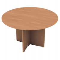 Tavolo riunione Easy - 4 posti - Ø 120 cm - altezza 72 cm - noce chiaro - Artexport - 60121_4 - DMwebShop