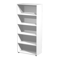 Armadio modulare - a giorno - 90 x 44 x 200 cm - bianco - Artexport - AR/ST_3 - DMwebShop