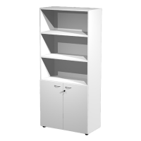Armadio modulare - a 2 ante basse - 90 x 45,8 x 200 cm - bianco - Artexport - AR/ST/AB_3 - DMwebShop