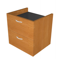 Coppia cassetti per libreria modulare - L40 cm - 36 x 29 x 35,5 cm - noce chiaro - Artexport