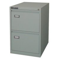 Classificatore Kubo - per cartelle sospese - 2 cassetti - 46 x 62 x 70 cm - grigio - Bertesi - 4002 - DMwebShop