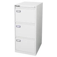 Classificatore Kubo - per cartelle sospese - 3 cassetti - 46 x 62 x 100 cm - bianco - Bertesi - 4303 - DMwebShop