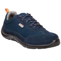 Calzatura di sicurezza Como S1P SRC - pelle scamosciata-poliestere mesh - numero 39 - blu - Deltaplus - COMOSPBL39 - 3295249213671 - DMwebShop