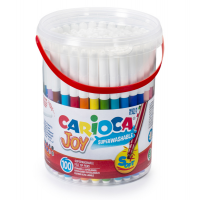 Pennarelli Joy - punta fine - colori assortiti - Barattolo 100 pezzi - Carioca - 43176 - 8003511431761 - DMwebShop