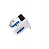 Adattatore con spina 10A orizzontale 2 prese bipasso 10-16A + 1 presa Schuko - Mkc 492519356