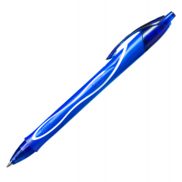 Penna a sfera a scatto Gelocity Quick Dry - punta 0,7 mm - blu - conf. 12 pezzi - Bic - 950442 - 3086123498303 - DMwebShop