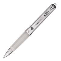 Penna gel a sfera a scatto Signo 207 Premier - fusto argento - nero - punta 0,7 mm - Uni Mitsubishi - M UM207G 11 - 4902778781616 - DMwebShop
