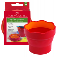 Vaschetta Click e Go - multiuso - rossa - Faber Castell - 181517 - 4005401815174 - DMwebShop