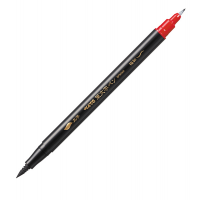 Pennarello - doppia punta in fibra - nero - conf. 10 pezzi - Pentel - OX15024 - 8006935150232 - DMwebShop
